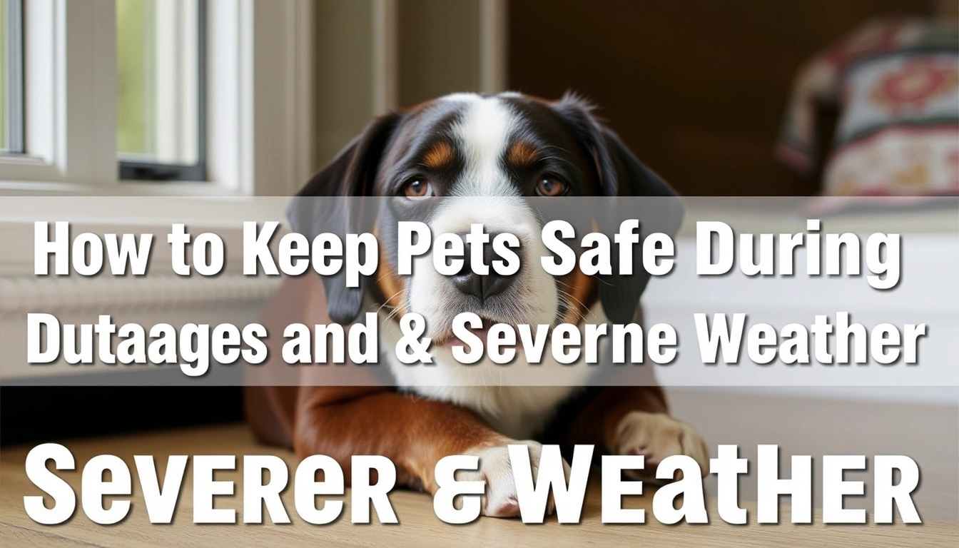 How to Keep Pets Safe During Power Outages and Severe Weather
