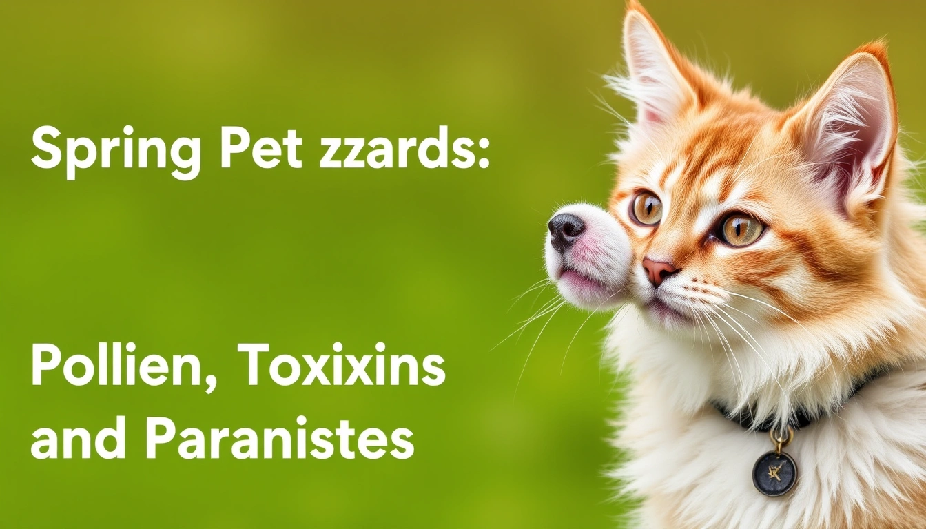Spring Pet Hazards for Dogs and Cats: Pollen, Toxins, and Parasites