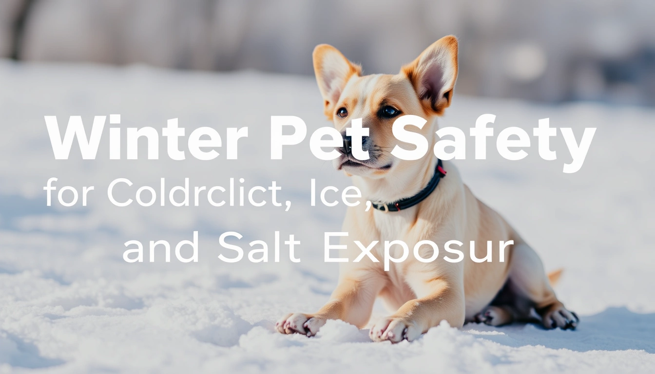 Winter Pet Safety Tips for Cold Weather, Ice, and Salt Exposure